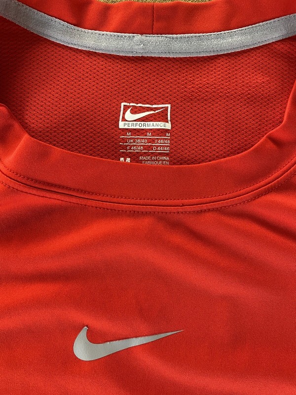 Nike Mens Medium Red & Gray Athletic T-Shirt gallery