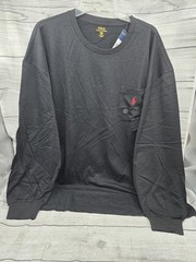 POLO RALPH LAUREN LONGSLEEVE BLACK TEE SHIRT MEN’S SIZE 2XB BIG BNWT