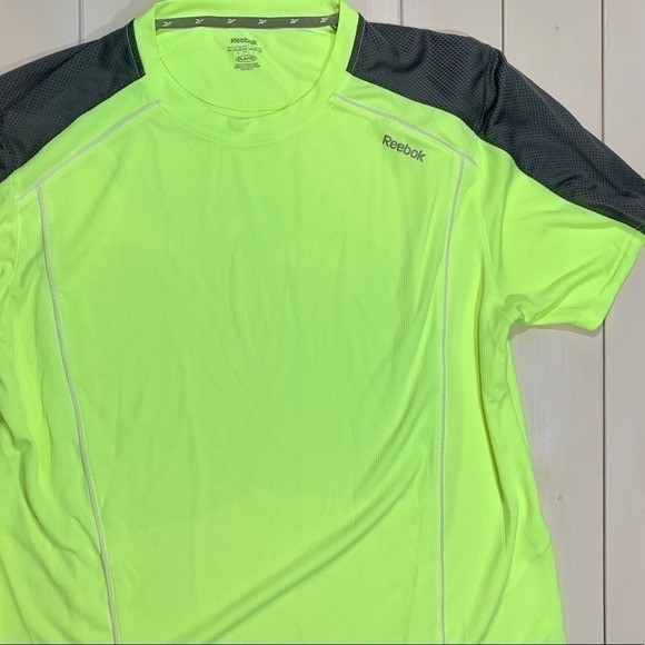 Reebok Play Dry Basic Short Sleeve T-shirt Men’s Sz XL Outdoor Gym Running gallery