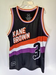 Kane Brown Country Music #3 KB Brand Black Limited Ed. Basketball Jersey S Small