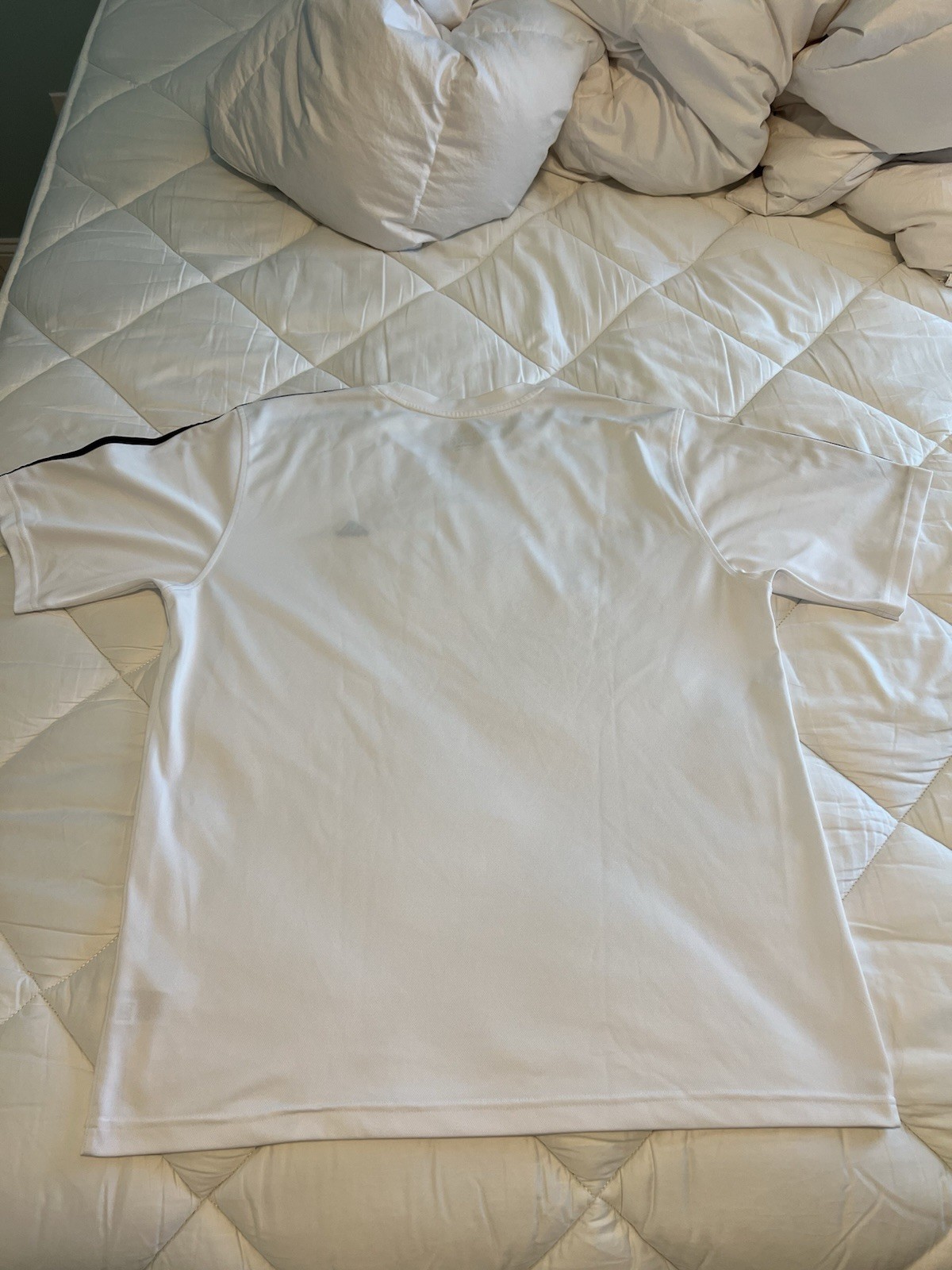 Used Men’s XL White Adidas Tennis Shirt gallery