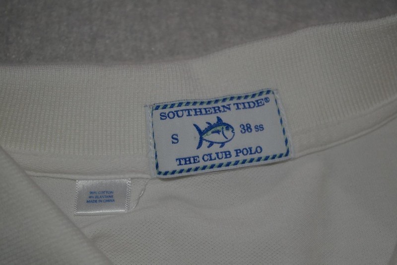 45277-a Southern Tide Golf Polo Shirt Polo SkipJack White Size Small Adult Mens gallery