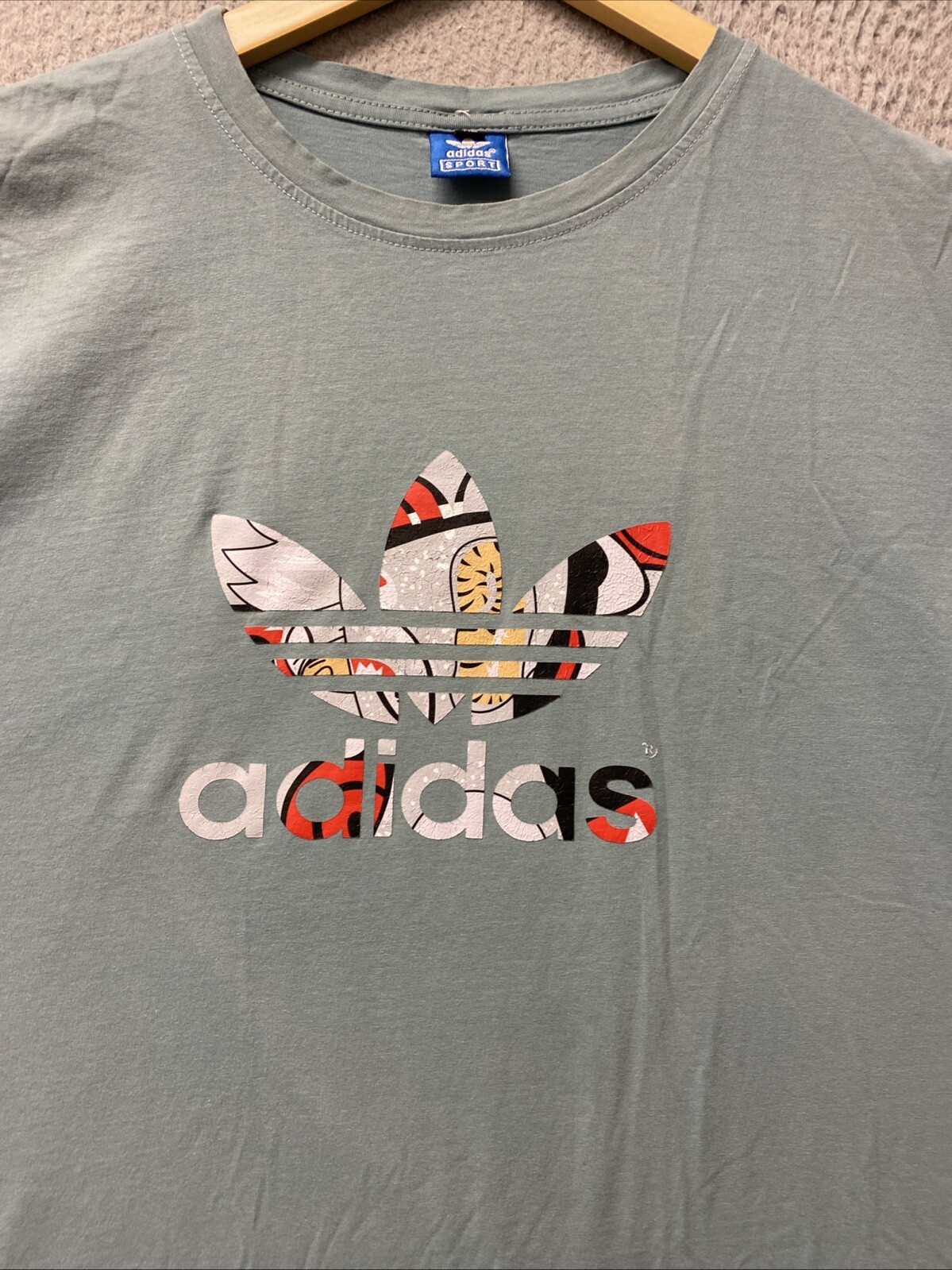 Adidas Men's T-Shirt Trefoil Graphic Logo Active Short Sleeve /122-25 gallery