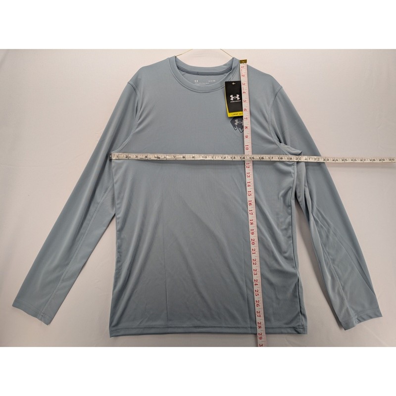 NWT Under Armour UA Drift Tide Knit Mountain Men's Long Sleeve in Gravel sz S gallery
