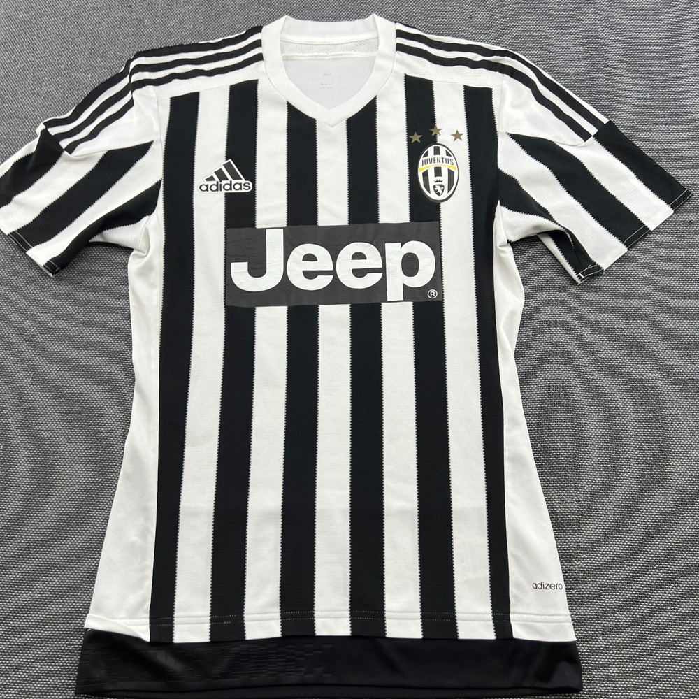 Juventus 2015-2016 Home Football Jersey Mens XS Adult Shirt Adidas