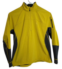 The North Face Pullover Mens XL Yellow 1/4 Zip Stretch Outdoor Hiking Top