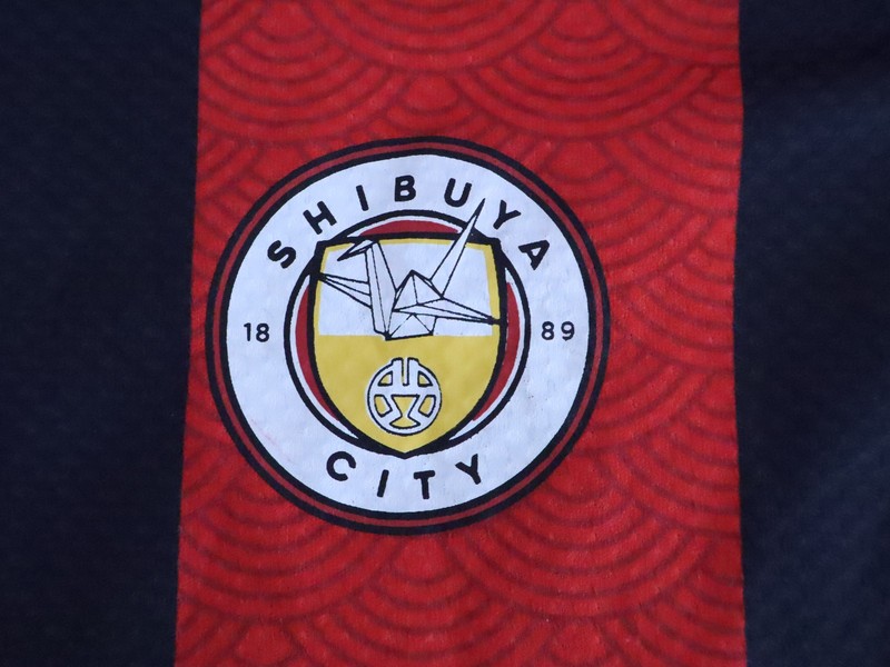 Harajuku Shibuya City Football Shirt #9 Red XL Saints Studio Non League gallery