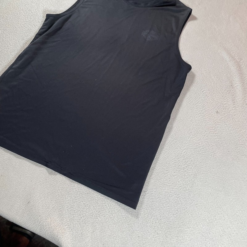 Harley Davidson Tank Top Mens Large Black Biker Sleeveless Shirt Grunge MD USA gallery
