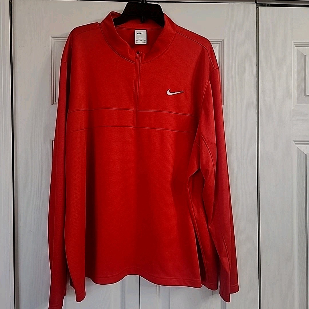 Mens Nike Pullover Dri-FIT Essential Half-Zip Golf Top Size (3XL-60"CHEST (VGC gallery
