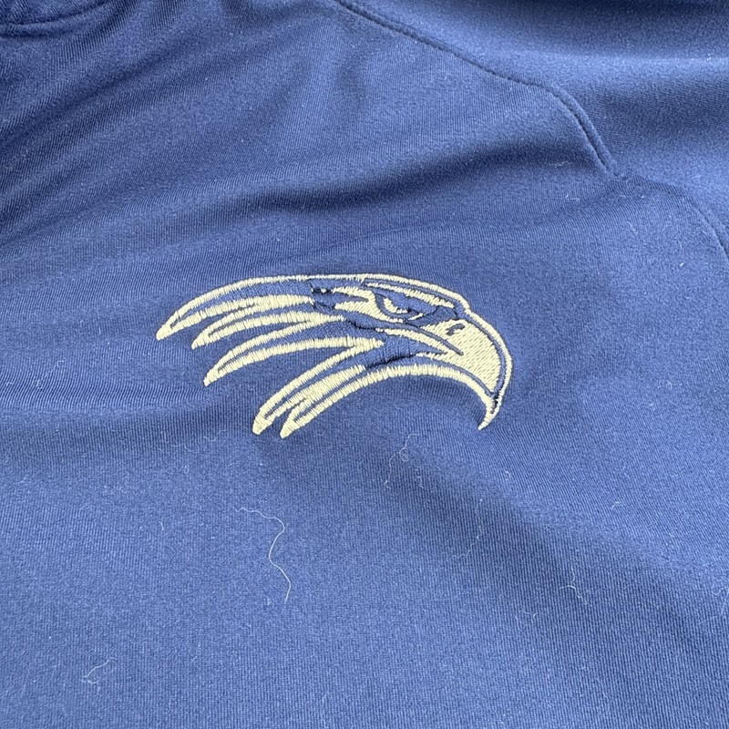 Stitch Fix Golf Pullover Mens XL 1/4 Zip L/S Blue Logo Performance gallery