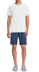 Athletic Works Mens T Shirt Size 4XL Vivid White Tri Blend Tee 2 Pack Stretch