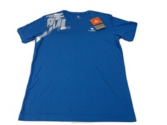 Camel Sports T-Shirt Fashion Short Sleeve Crew Neck Blue Size XL