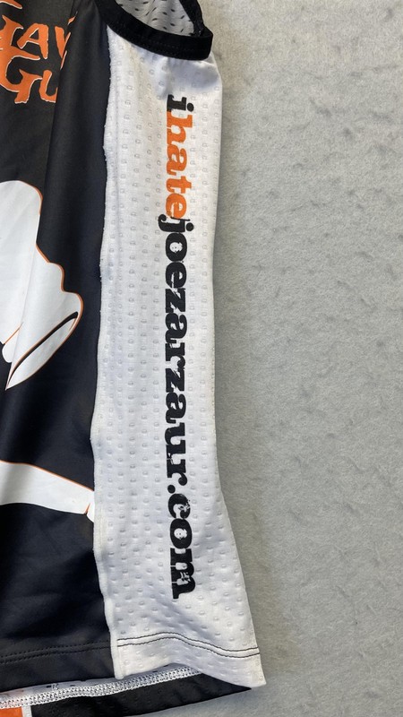 Zoot Triathlon Shirt Mens Medium Black Orange Sleeveless Zip Gavel Guyz Jersey gallery