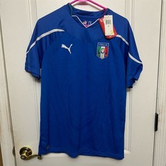 Puma Italy Home Soccer Jersey 2010-2011 Men’s M Blue Short Sleeve