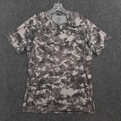 Nike Pro Hypercool Shirt Men’s Large Gray Digital Camo Fitted Training Tee