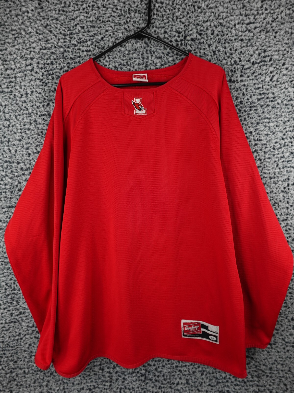 Rawlings Louisville Cardinals Red Pullover Jersey Adult Medium Baseball Warm-Up gallery