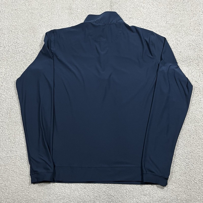 SWAG Golf 1/4 Zip Pullover Mens M Blue Skull Long Sleeve Performance Stretch gallery