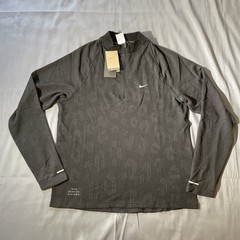 Nike Pinnacle Running Division 1/4 Zip Top Water Repellent FZ1121-010 Mens Sz L