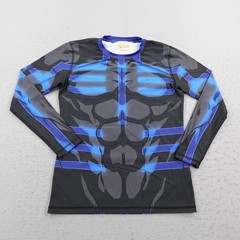 Just Saiyan Gear Shirt Mens Medium Black Blue Skinz Dragon Ball Z Cosplay DBZ