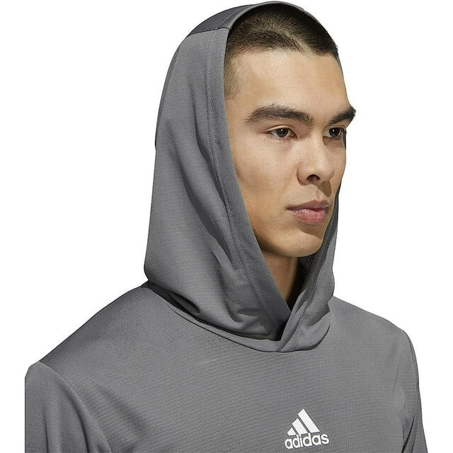 Adidas Stadium Heat.RDY Mens Longsleeve Hoodie- 3XL Grey/ White gallery