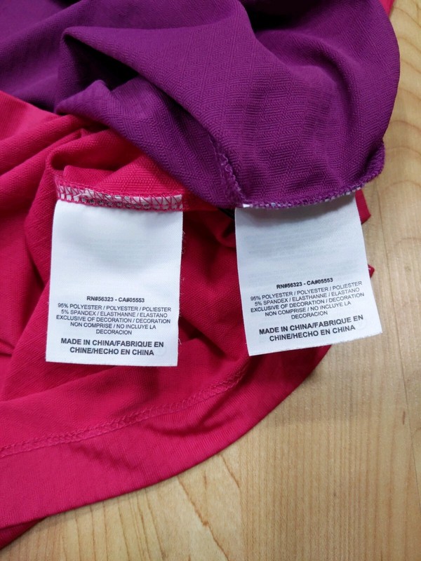 Two Men's Large NIKE TIGER WOODS COLLECTION GOLF Polos pink & purple EUC gallery