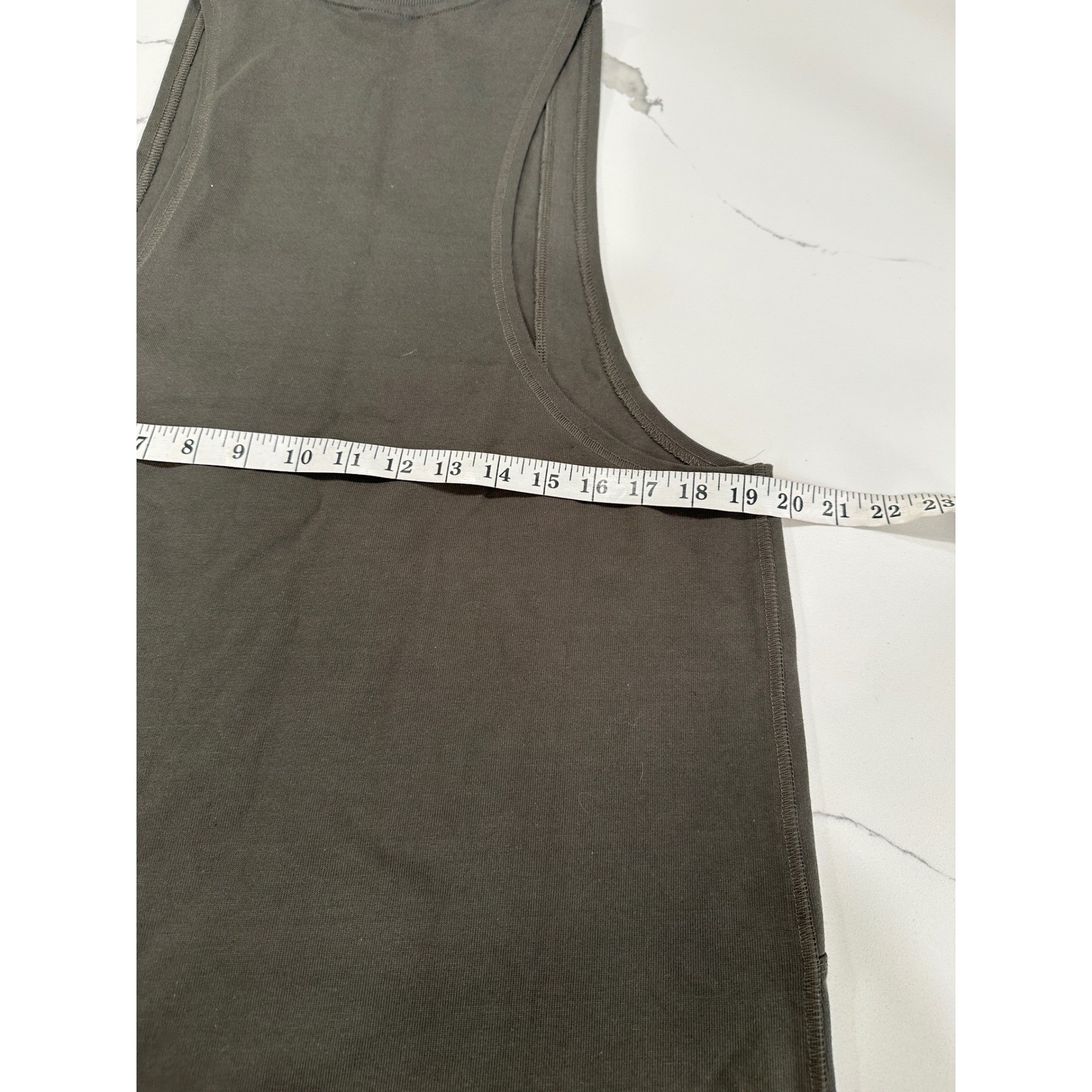 Gymshark Premium Lifting Drop Arm Tank Green Mens Small A5A4W-ECJH-S-BW1 NWT gallery