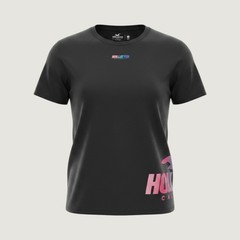 Hollister Sport Knit Mens Large Black Gradient Logo Moisture Wicking T-Shirt