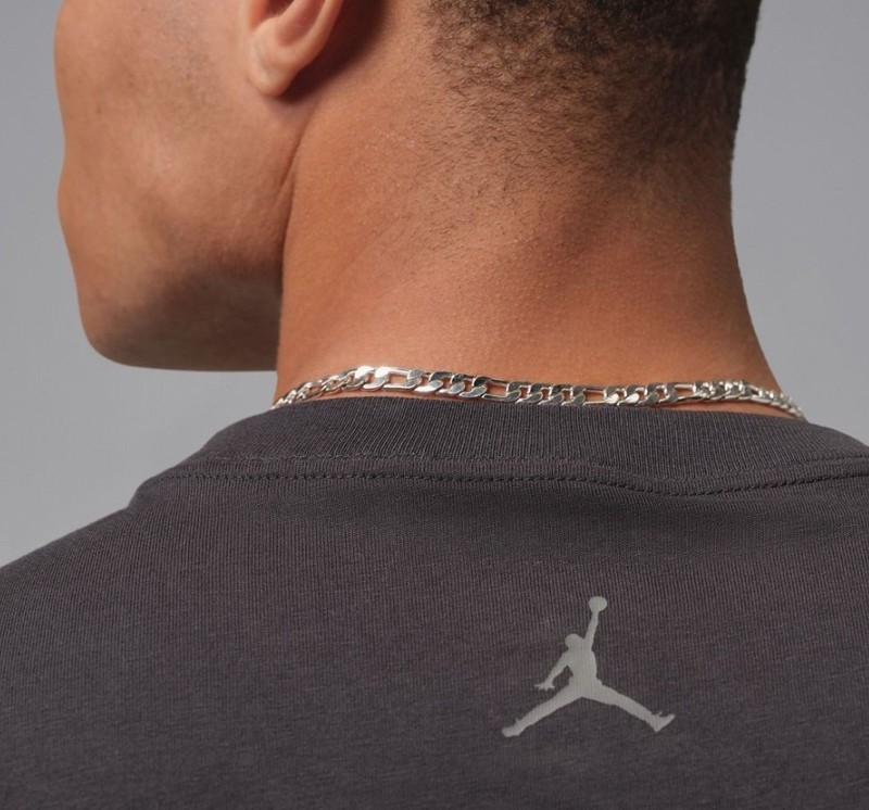 Nike Jordan Paris Saint-Germain Men's Practice T-Shirt Oil Grey IF3807-018 PSG gallery