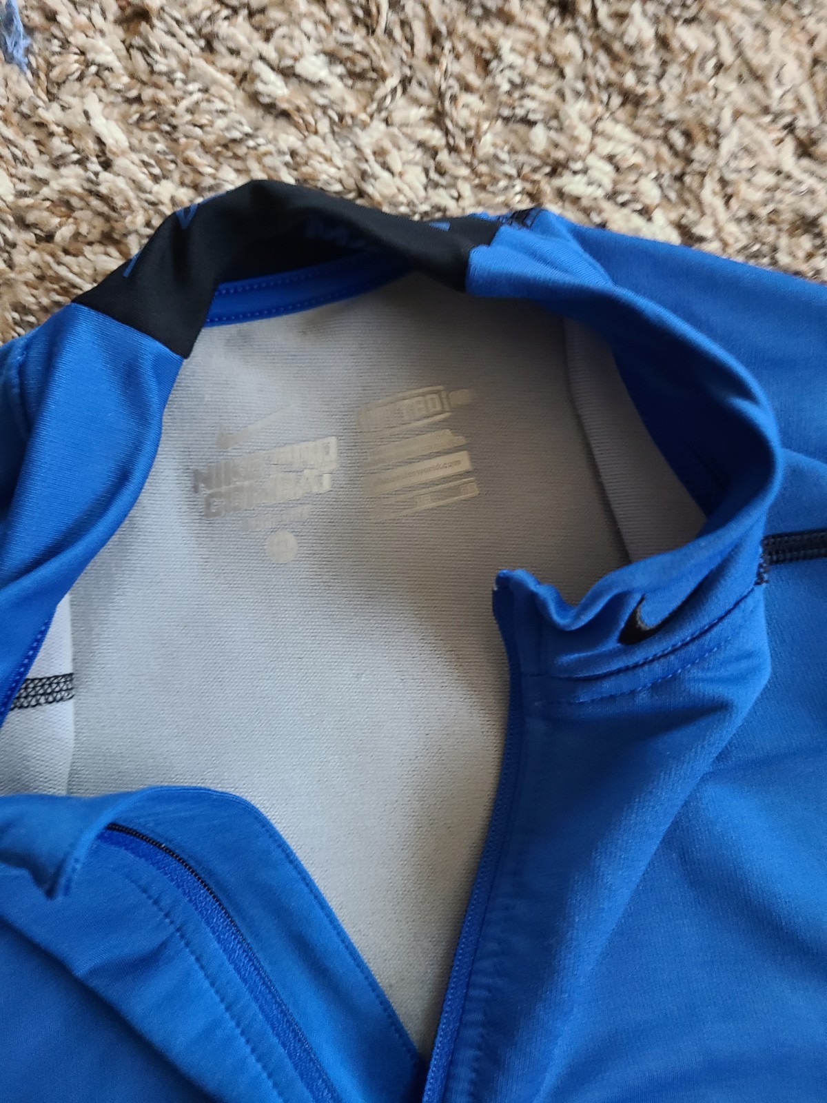 NIKE BLUE PRO COMBAT HYPERWARM LONG SLEEVE SIZE XL gallery