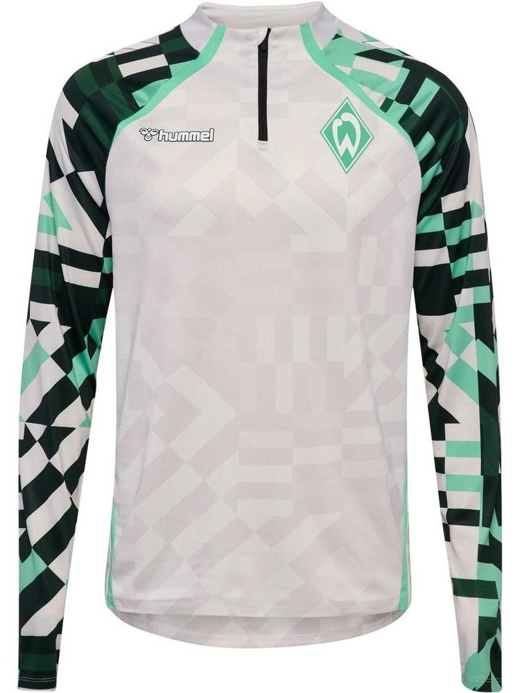 Hummel Werder Bremen Warm Up HalfZip Top 25/26 SVW Training Top Sweatshirt M-3XL