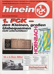 Bl 93/94 1. Fc Kaiserslautern – Sg Wattenscheid 09, 05.11.1993