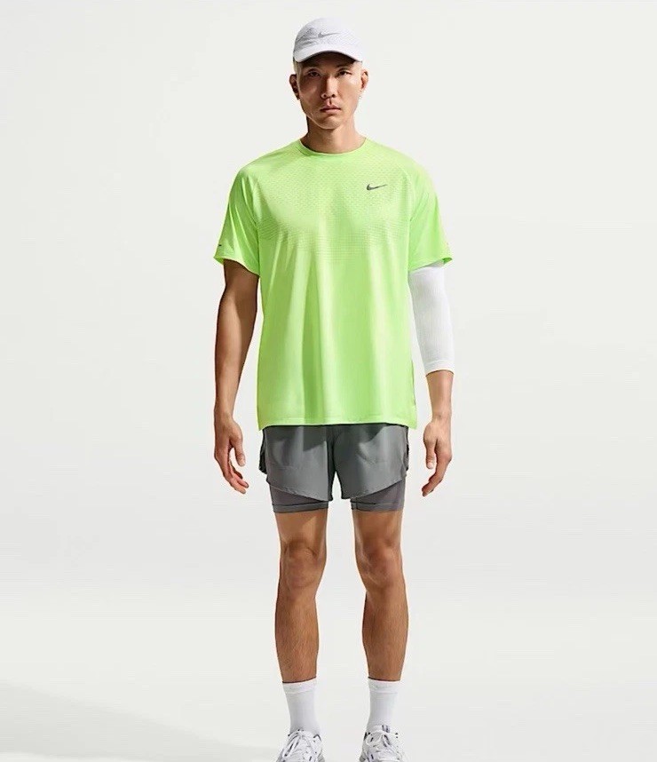 Nike Stride Dri-FIT ADV Short-Sleeve Track Gym Running Top Men Small HV5203-377 gallery