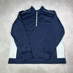 Nike Golf Tour Performance Therma-Fit Men’s Navy Blue Quarter Zip Pullover XL