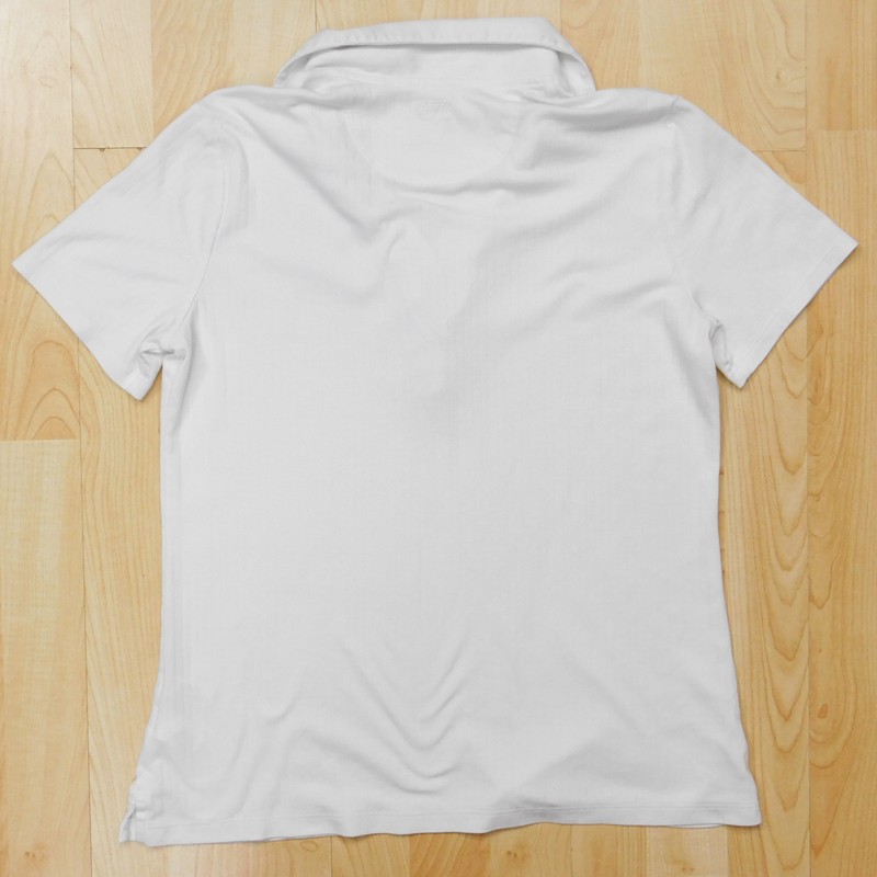 Cutter & Buck Polo Shirt White CB Dry Tec Luxe Nanotex Moisture Wicking Men's M gallery
