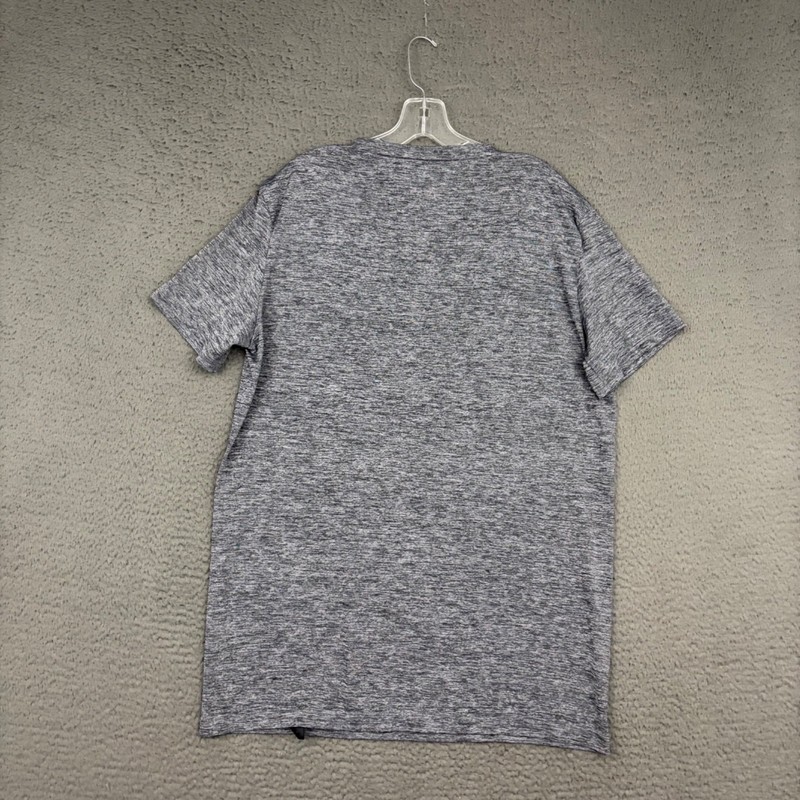 American Tall T-Shirt Mens Large Tall Gray Polyester Performance Athleisure Dad gallery