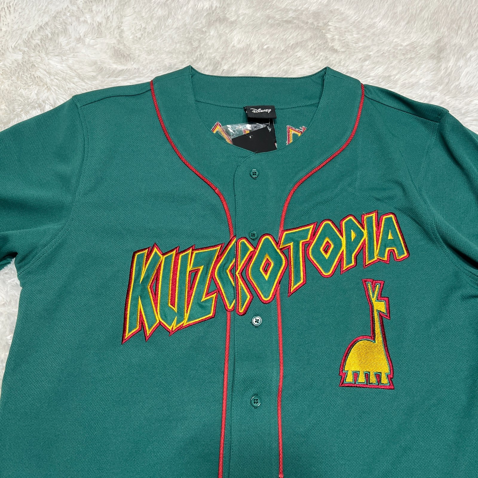 DISNEY EMPERORS NEW GROOVE KUZCO BASEBALL JERSEY SHIRT BOXLUNCH gallery