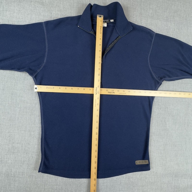 Black Diamond Pullover Mens Large Blue Fleece Half Zip Outdoors Made in Canada gallery