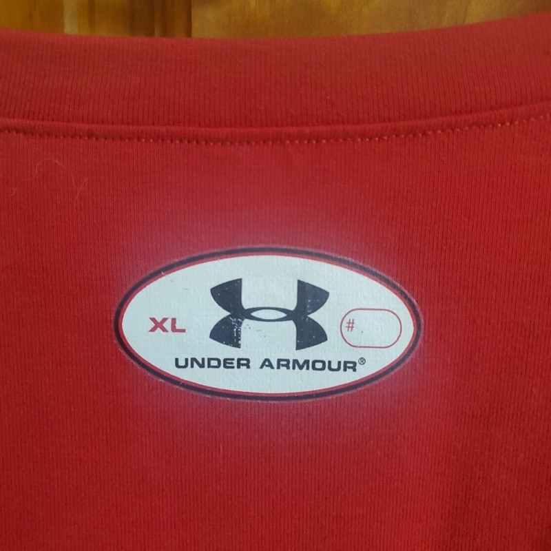 Under Armour Unisex Adult Baselayer Polyester And Spandex Red Sz XL gallery
