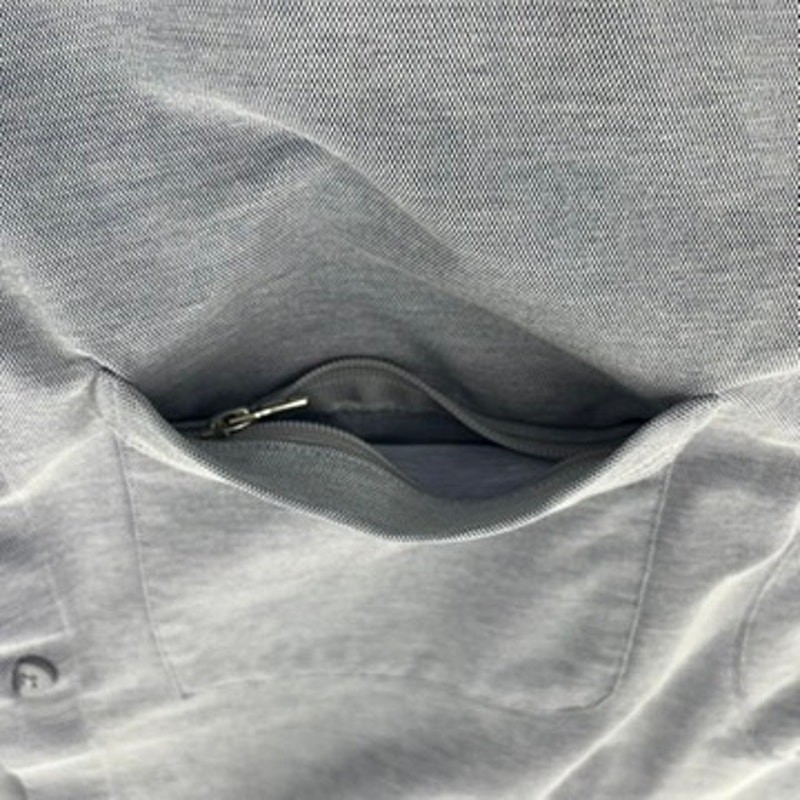 Lululemon Commission Long Sleeve Button Down *Qwick Oxford Blue Small gallery