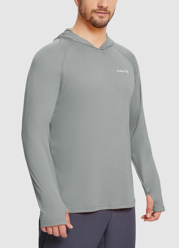Men's Sun Protection Hoodie Shirt UPF 50+ Long Sleeve UV SPF T-Shirts Rash Gu... gallery