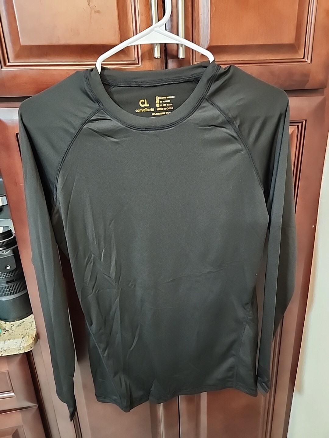CL convallaria 5 Pack Compression Shirt Mens Long Sleeve Cool Dry Shirts NWT Sml gallery
