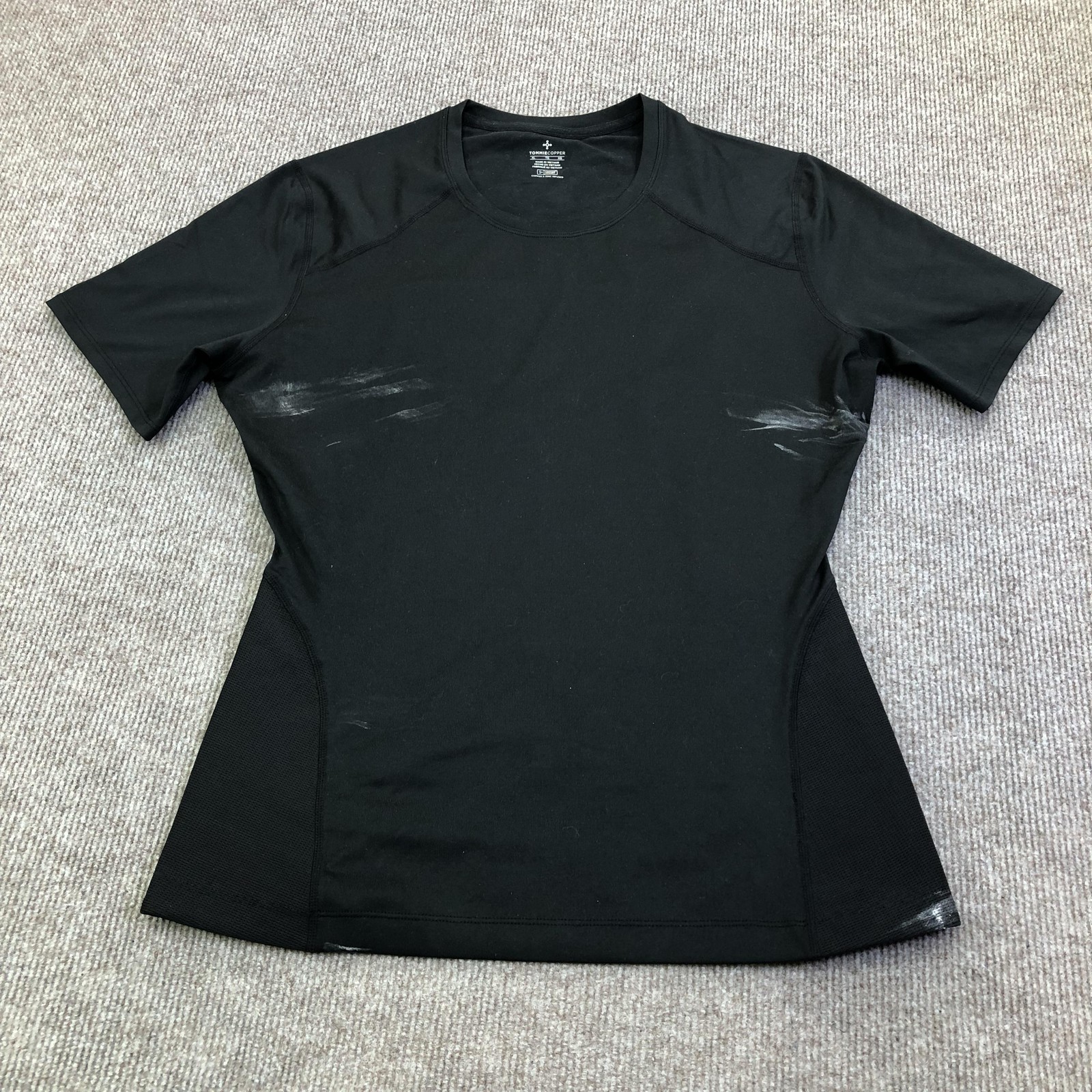 Tommie Copper Shirt Mens XL Black Compression Lower Back Support Copper Znergy gallery