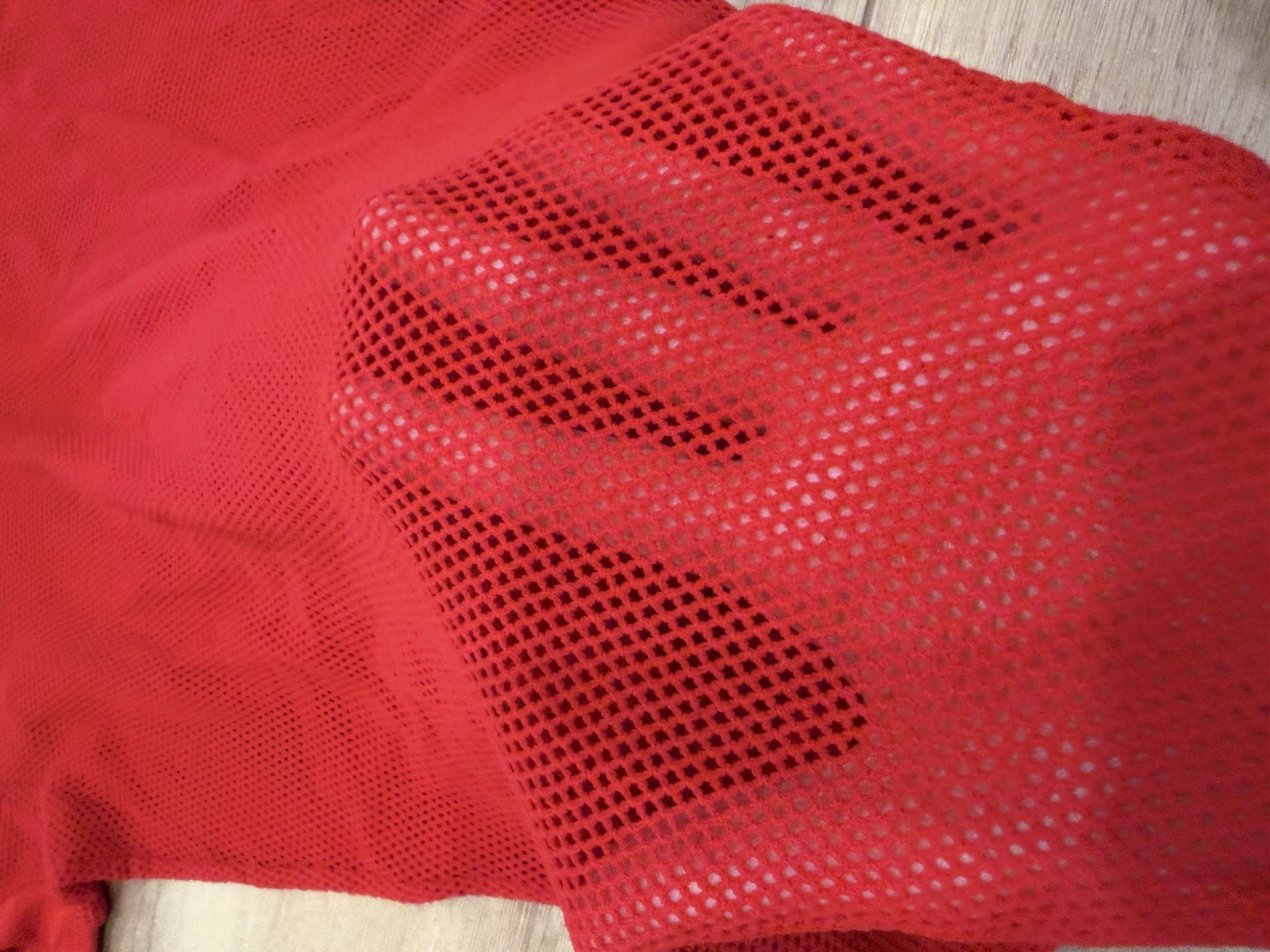 Tripp Men's Red Breathable Mesh Athletic Fit Crew Neck T-Shirt Size S gallery