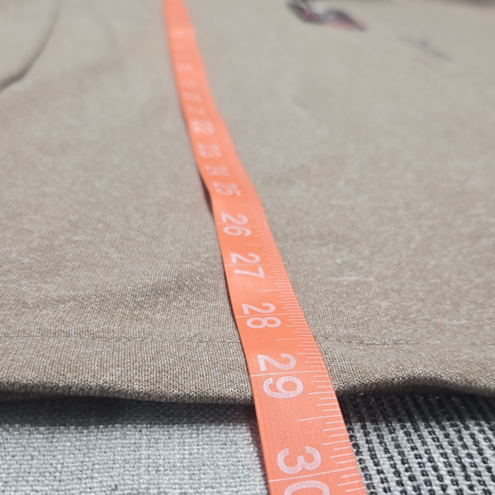 Van Heusen Flex 1/4 Zip Stretch Mock Neck Knit Polo Pullover Men's M Taupe gallery