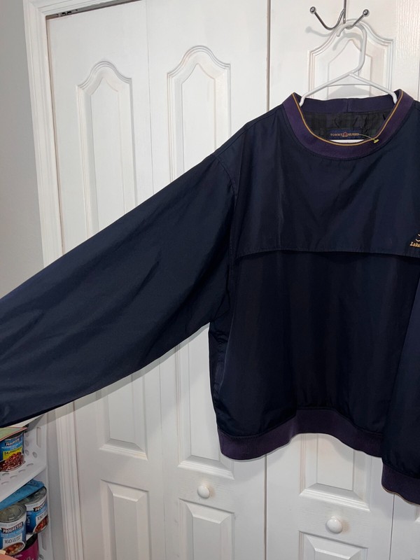 Vintage Tommy Hilfiger Golf Reversible Windbreaker Pullover Top Size XXL Large gallery