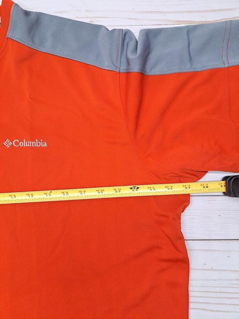Columbia Size 2X Orange And Gray Mens Active Gym Short Sleeve Shirt gallery