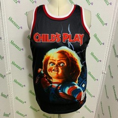 Headgear Classics Basketball Jersey Chucky Child’s Play 1988 Halloween Mens XL