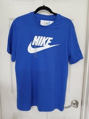 NWT Nike Men Shirt M Blue Egypt Athletic Wear
