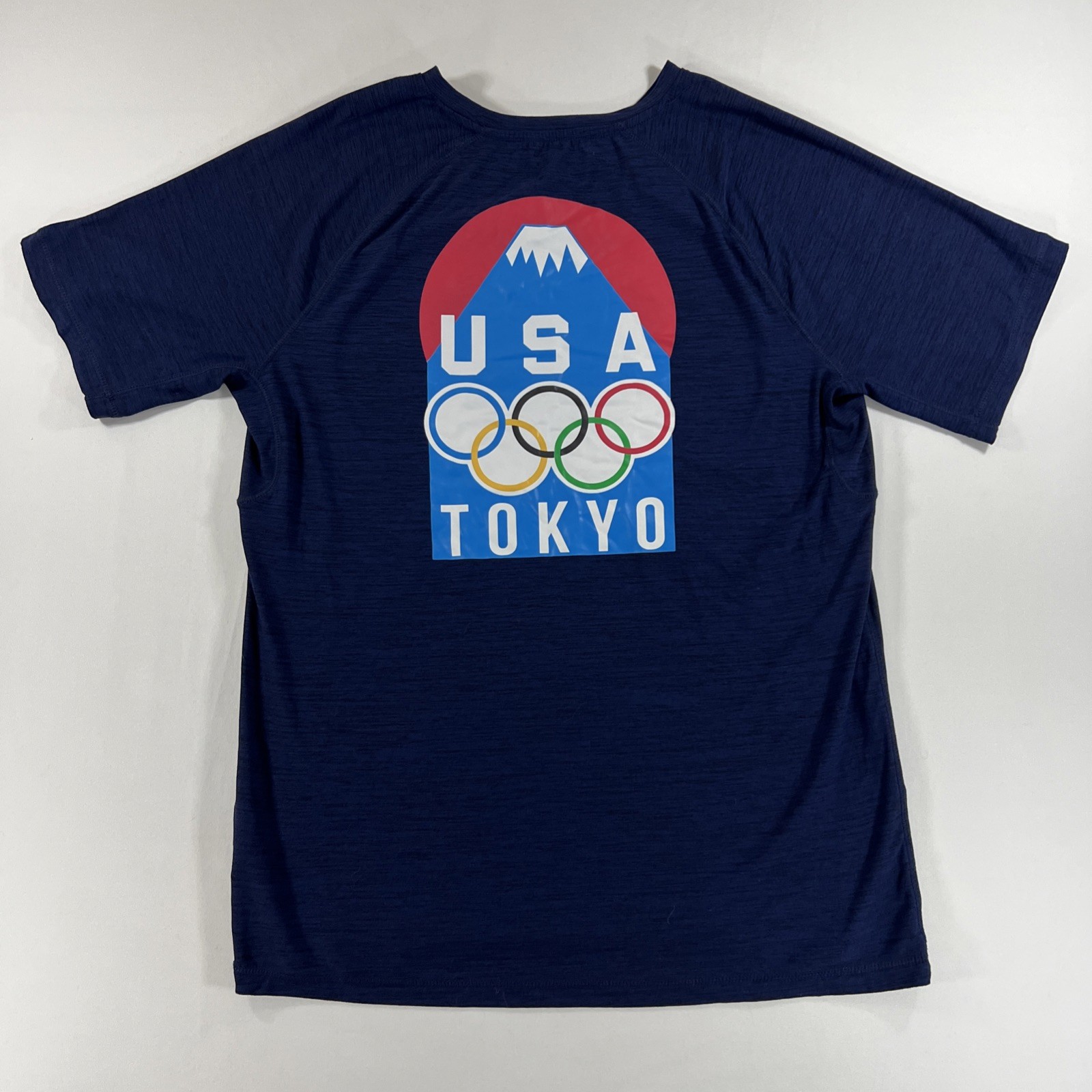 USA Team Tokyo Olympic Games T Shirt Men’s Size M Color Navy Shorts Sleeve gallery
