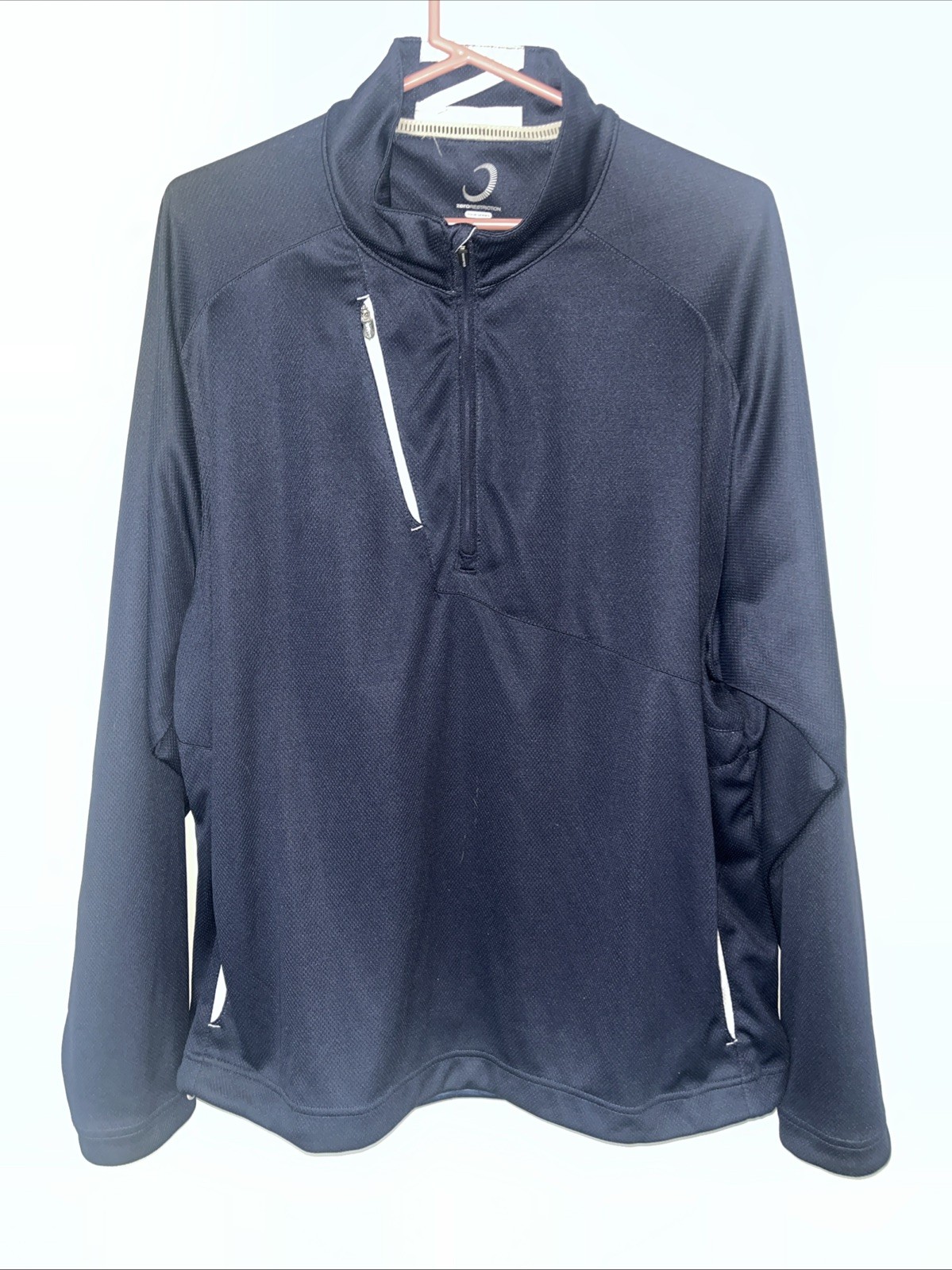 Zero Restriction Z500 Tour Series 1/4 Zip Pullover XXL 2XL Navy Golf Performance gallery